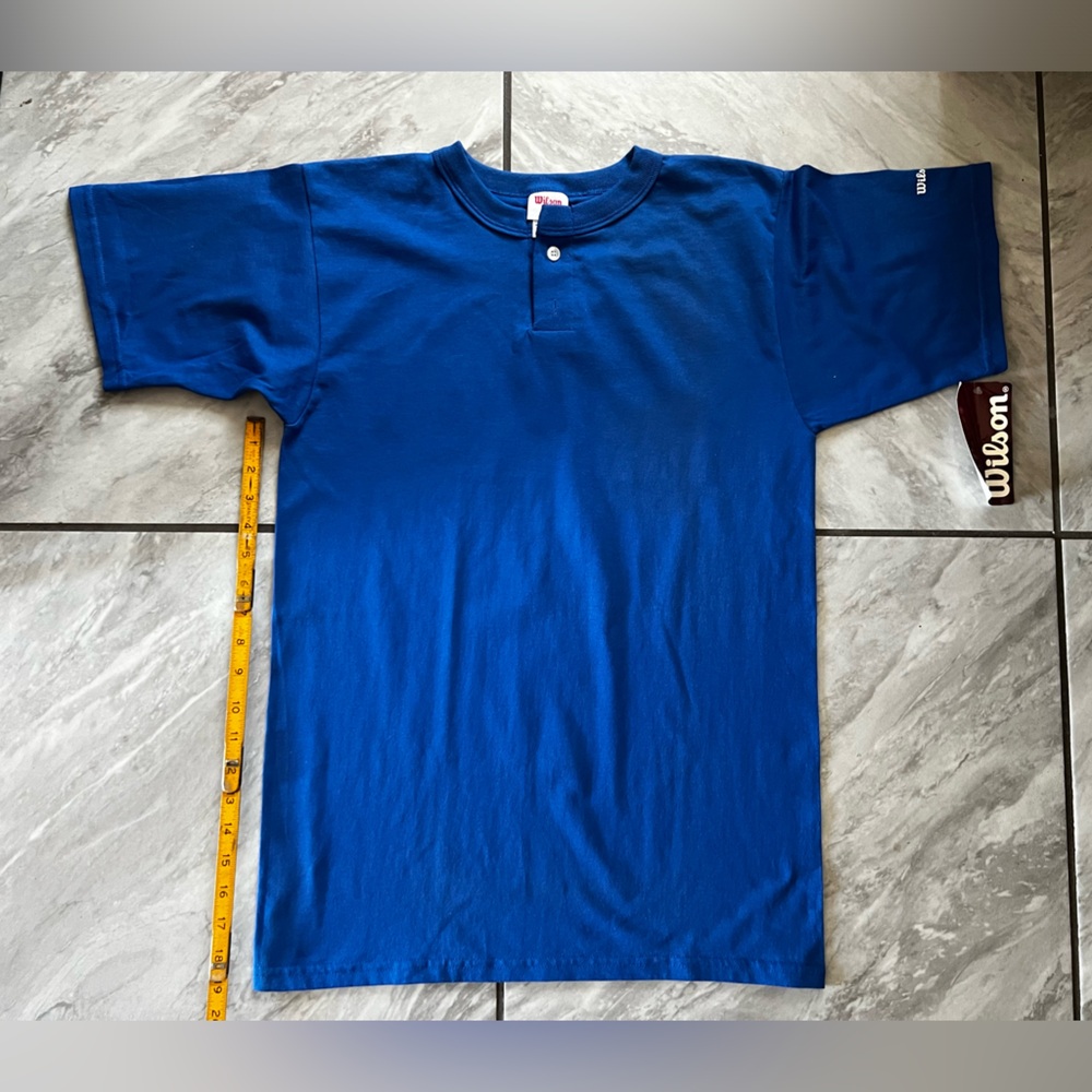 Wilson Shirt Men Medium Vintage Golf Polo Blue NEW NWT